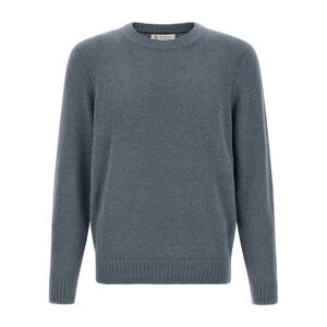 Brunello Cucinelli Blue Alpaca Leather Men's Cardigan